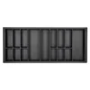 Outlet SOTECH Orga-Box VII Besteckeinsatz Basaltgrau 1200 mm Höhe 50,5 mm mit Softtouch Oberfläche