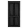 Outlet Orga-Box VII Besteckeinsatz Schwarz 300 mm Höhe 50,5 mm mit Softtouch Oberfläche Besteckkästen