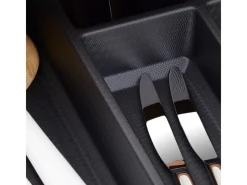 Outlet Orga-Box VII Besteckeinsatz Schwarz 300 mm Höhe 50,5 mm mit Softtouch Oberfläche Besteckkästen
