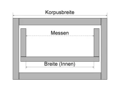 Online Orga-Box VIII Besteckeinsatz 211 x 480 x 55 mm Lavagrau mit Perlstruktur Für 30er Schränke in Häcker Küchen Besteckkästen