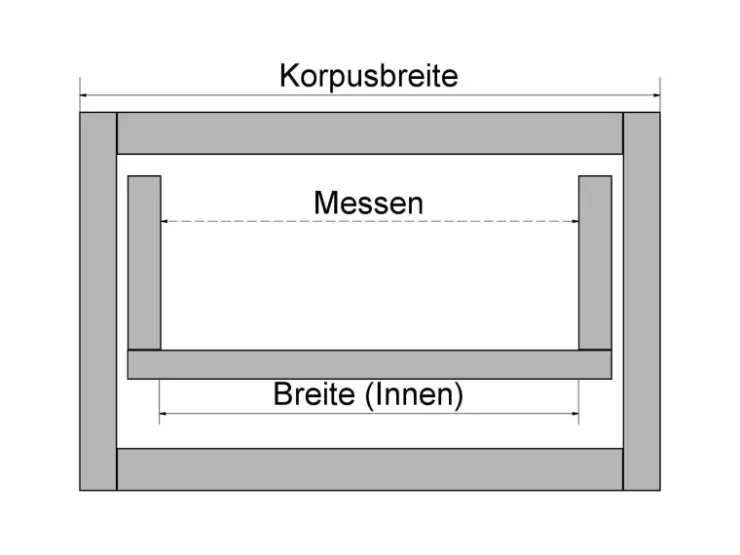SOTECH Besteckkästen<Orga-Box VIII Besteckeinsatz 811 x 480 x 55 mm Lavagrau mit Perlstruktur Für 90er Schränke in Häcker Küchen
