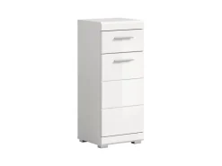 Best Standschrank 37 cm x 88 cm x 31 cm Front FSC® Weiß Hochglanz