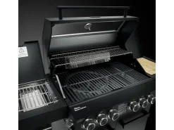 TAINO Schneidebretter<Platinum Yamara Dark 4+2 Gasgrill Stahl 4 Brenner Sear-Burner Backburner