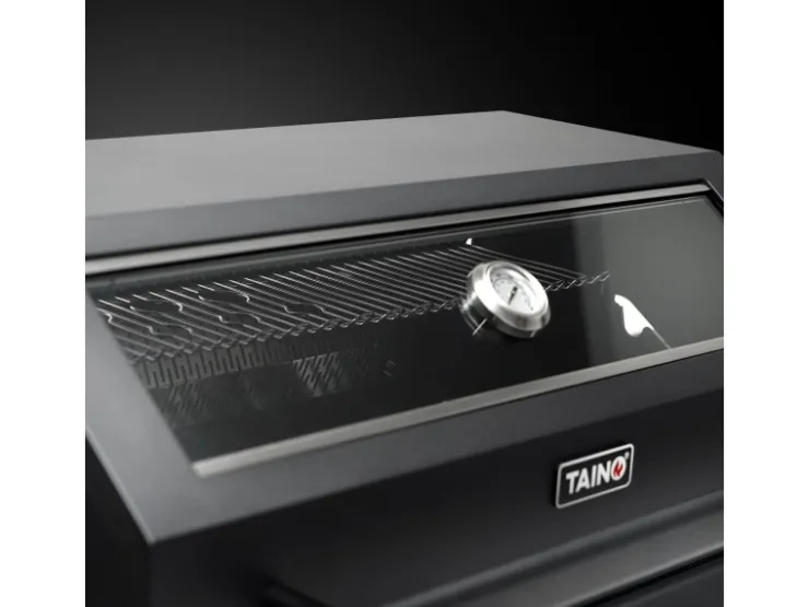 Outlet TAINO Platinum Yamara Dark 4+2 Set Mit Haube Gasgrill Stahl 4 Brenner Sear-Burner Backburner