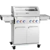 Platinum Yamara 4+2 Gasgrill Edelstahl 4 Brenner Sear-Burner Backburner Schneidebretter