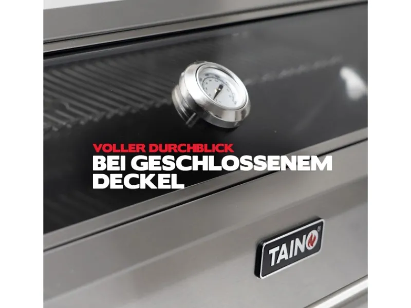 Platinum Yamara 4+2 Gasgrill Edelstahl 4 Brenner Sear-Burner Backburner Schneidebretter