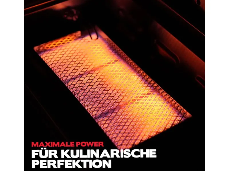 Platinum Yamara 4+2 Gasgrill Edelstahl 4 Brenner Sear-Burner Backburner Schneidebretter