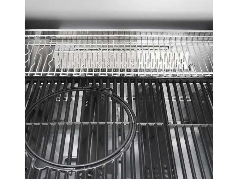 Platinum Yamara 4+2 Gasgrill Edelstahl 4 Brenner Sear-Burner Backburner Schneidebretter