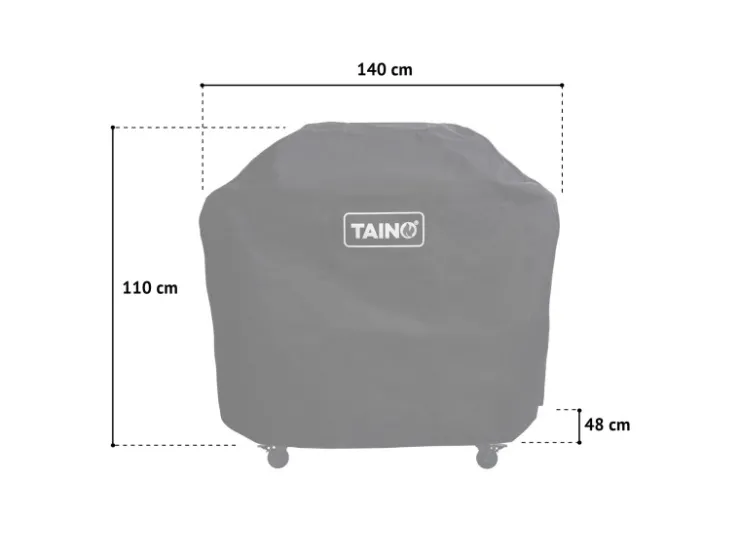 New TAINO Platinum Yamara 4+2 Gasgrill Set mit Haube Edelstahl 4 Brenner Sear-Burner Backburner