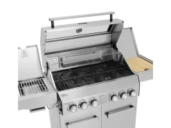 New TAINO Platinum Yamara 4+2 Gasgrill Set mit Haube Edelstahl 4 Brenner Sear-Burner Backburner