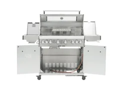 Platinum Yamara 6+2 Set Mit Haube Gasgrill Edelstahl 6 Brenner Sear-Burner Backburner Schneidebretter