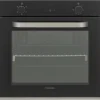 Telefunken Kochfelder<Backofen Einbaubackofen Autark 78 Liter Hot Air Shield 60 cm Einbau Ofen Ohne Kochfeld Schwarz