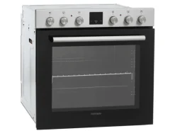 Best Einbauherd-Set Backofen mit Glaskeramik-Kochfeld 4 Zonen Teleskopauszug 78 Liter B-HS-75-C-I Kochfelder