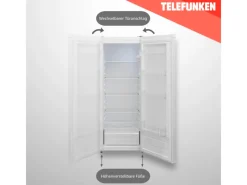 Outlet Kühlschrank 255 Liter Freistehend mit Gemüsefach ohne Gefrierfach LED-Beleuchtung KTFK265EW2 Kühlschränke