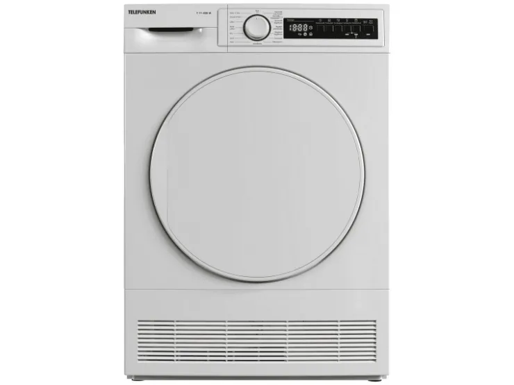 Outlet Telefunken Kondenstrockner 7kg mit 15 Programmen Knitterschutz Startzeitvorwahl T-11-400-W