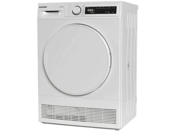 Outlet Telefunken Kondenstrockner 7kg mit 15 Programmen Knitterschutz Startzeitvorwahl T-11-400-W