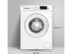 Telefunken Waschmaschinen<Waschmaschine 7kg Frontlader 1400 U/Min Inverter Motor Schontrommel 15 Programme Weiß W714A1W