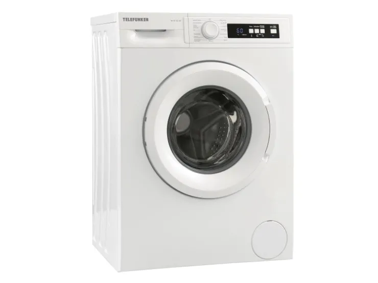 Telefunken Waschmaschine 5kg 1000 U/Min. Frontlader Schontrommel Überlaufschutz 15 Programme W-01-52-W weiß