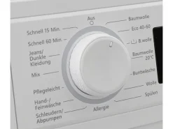 Telefunken Waschmaschine 5kg 1000 U/Min. Frontlader Schontrommel Überlaufschutz 15 Programme W-01-52-W weiß