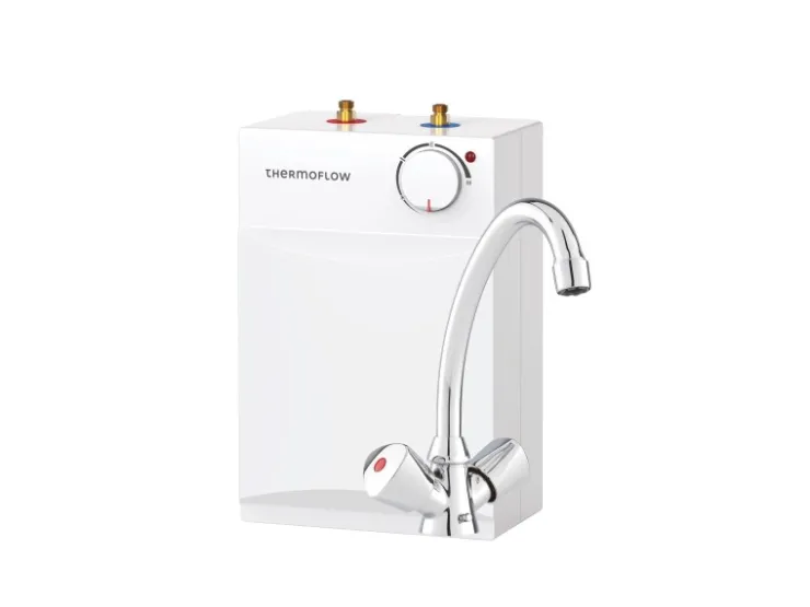 Thermoflow Warmwasserspeicher<Untertischspeicher SETU 5 Liter mit Armatur QMIX12