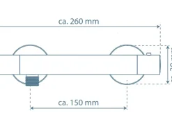 Online Thermostat-Duscharmatur Vico Einhebelmischer