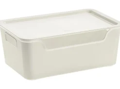 Discount Organizer-Box Bella XL 11,2 cm x 28 cm x 17,9 cm Weiß Vorratsdosen
