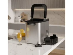 Clearance Tronitechnik Eiswürfelmaschine Ice Maker Eiswürfelbereiter Silber Edelstahl