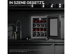 Discount Tronitechnik Weinkühlschrank Bordeaux Getränkekühlschrank 31 Liter 12 Flaschen