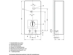 Vaillant Durchlauferhitzer<Durchlauferhitzer VED E 24/8 PRO Weiß