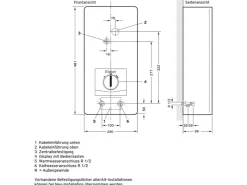 Vaillant Durchlauferhitzer<Durchlauferhitzer VEDE18/8PRO Elektronisch 18 kW
