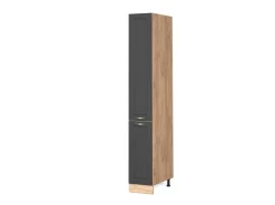 Hot Vicco Apothekerschrank Fame-Line Hochglanz/Goldkraft Eiche 30 cm ohne Arbeitsplatte Küchenschränke