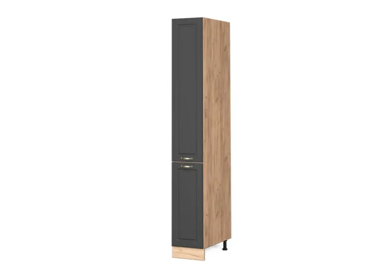 Hot Vicco Apothekerschrank Fame-Line Hochglanz/Goldkraft Eiche 30 cm ohne Arbeitsplatte Küchenschränke