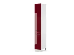 Küchenschränke<Vicco Apothekerschrank Fame-Line Medizinschrank für die Küche Bordeaux Hochglanz/Weiß 30 cm Bordeaux-Glanz