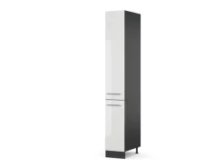 Hot Vicco Apothekerschrank Fame-Line Medizinschrank für die Küche Hochglanz/Anthrazit 30 cm Pantryküchen