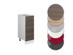 Discount Vicco Apothekerschrank R-Line Medizinschrank für die Küche Grau/Weiß 30 cm ohne Arbeitsplatte Edelgrau