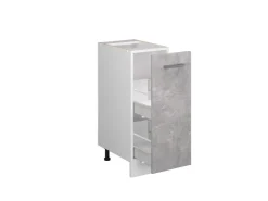 Küchenschränke<Vicco Apothekerschrank R-Line Medizinschrank für die Küche /Weiß 30 cm AP Anthrazit Beton