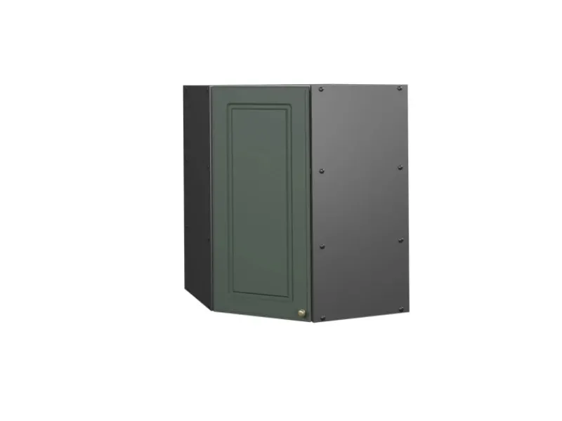 Vicco Eckhängeschrank Fame-Line Küchen-Eckschrank Grün-Gold Landhaus/Anthrazit 57 cm Küchen-Ordnungssysteme|Küchenregale