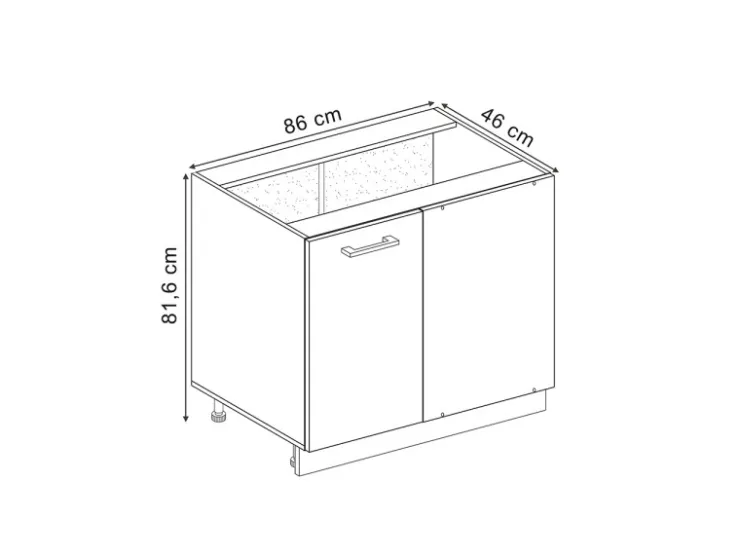 Sale Vicco Eckunterschrank R-Line Bordeaux Hochglanz/Weiß 86 cm AP Marmor Bordeaux-Glanz