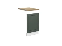 Einbauküchen<Vicco Frontblende Fame-Line Geschirrspüler Fronttür Grün-Gold Landhaus/Weiß 45 cm AP Eiche Dunkelgrün