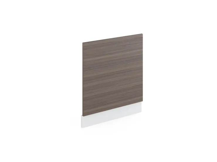 Sale Vicco Frontblende R-Line Geschirrspüler Fronttür Grau/Weiß 60 cm ohne Arbeitsplatte Edelgrau
