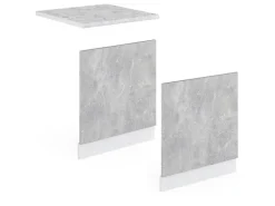 Hot Vicco Frontblende R-Line Geschirrspüler Fronttür /Weiß 60 cm ohne Arbeitsplatte Einbauküchen