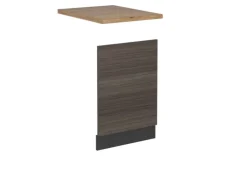 New Vicco Frontblende R-Line Geschirrspüler Fronttür 45 cm AP Eiche Einbauküchen