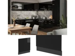 Discount Vicco Frontblende R-Line Schwarz Hochglanz/Anthrazit 60 cm ohne Arbeitsplatte Einbauküchen