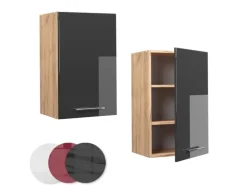 Sale Vicco Hängeschrank Fame-Line Hochglanz/Goldkraft Eiche 45 cm Pfannen|Küchenschränke