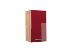Discount Vicco Hängeschrank Fame-Line Bordeaux Hochglanz/Goldkraft Eiche 40 cm Küchenschränke