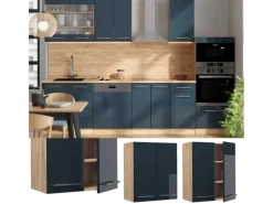 Online Vicco Hängeschrank Fame-Line Hochglanz/Goldkraft Eiche 60 cm Küchenschränke
