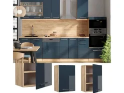 Clearance Vicco Hängeschrank Fame-Line Hochglanz/Goldkraft Eiche 50 cm Küchenschränke