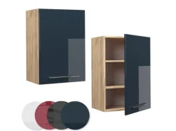 Clearance Vicco Hängeschrank Fame-Line Hochglanz/Goldkraft Eiche 50 cm Küchenschränke
