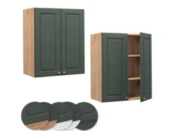 Discount Vicco Hängeschrank Fame-Line Grün-Gold Landhaus/Goldkraft Eiche 60 cm Küchenschränke