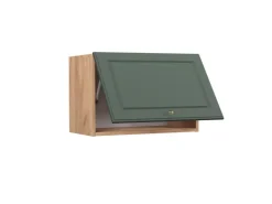 Hot Vicco Hängeschrank Fame-Line Grün-Gold Landhaus/Goldkraft Eiche 60 cm Flach Dunkelgrün